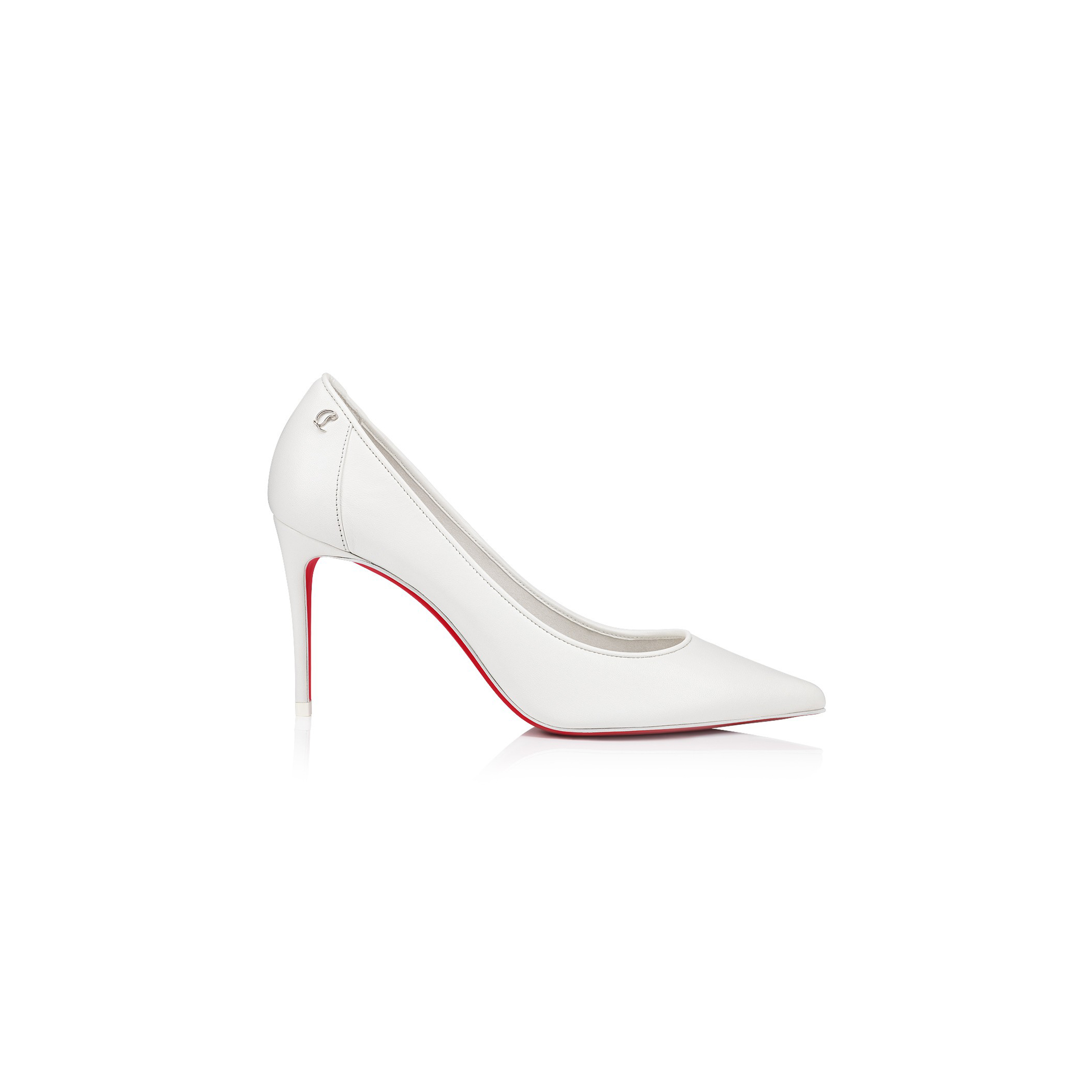Ch**an louboutin sporty katepumps-nappa leather-bianco-women 1240544w302